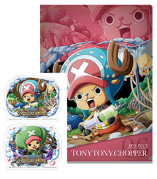 ONE PIECE Ichiban-kuji Treasure Cruise Vol.2 Clear File + Stickers (G) CHOPPER