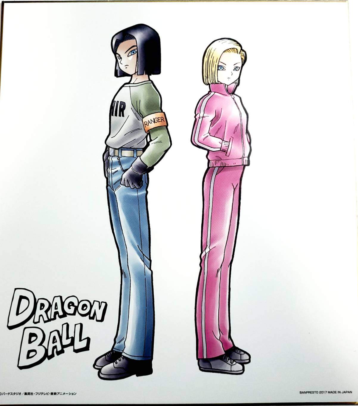 DRAGON BALL Shikishi ART (ANDROID No.17 & No. 18)