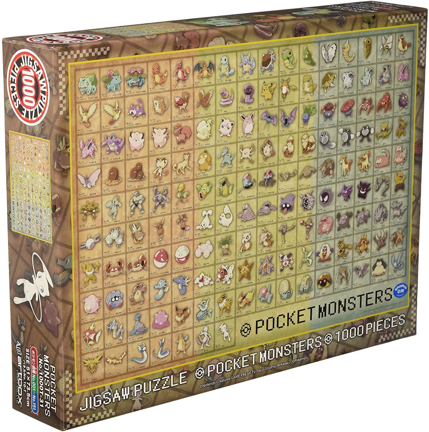 (PUZZLE) POKEMON Ensky Jigsaw Puzzle Picture Book (1000 Pcs)