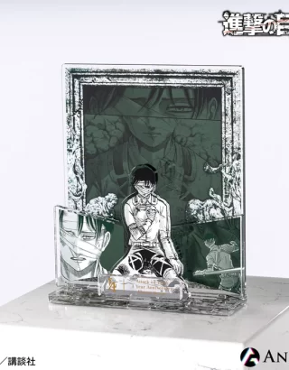 JAPAN EXCLUSIF LIMITED ATTACK ON TITAN MEMORIAL ACRYLIC STAND LEVI