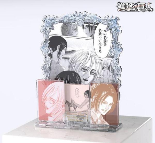(JAPAN EXCLUSIVE) ATTACK ON TITAN LIMITED MEMORIAL SERIES BIG ACRYLIC STAND HISTORIA & YMIR