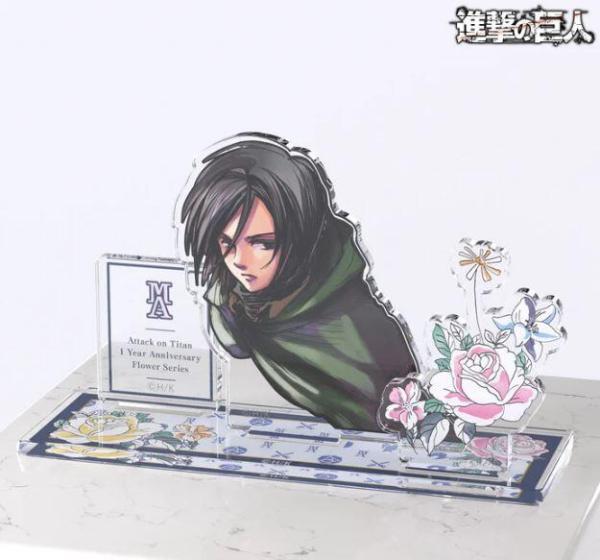 (JAPAN EXCLUSIVE) ATTACK ON TITAN LIMITED MEMORIAL SERIES BIG ACRYLIC STAND MIKASA