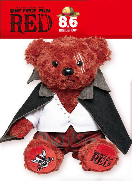JAPAN EXCLUSIVE FIGURINE ONE PIECE FILM RED SHANKS BEAR