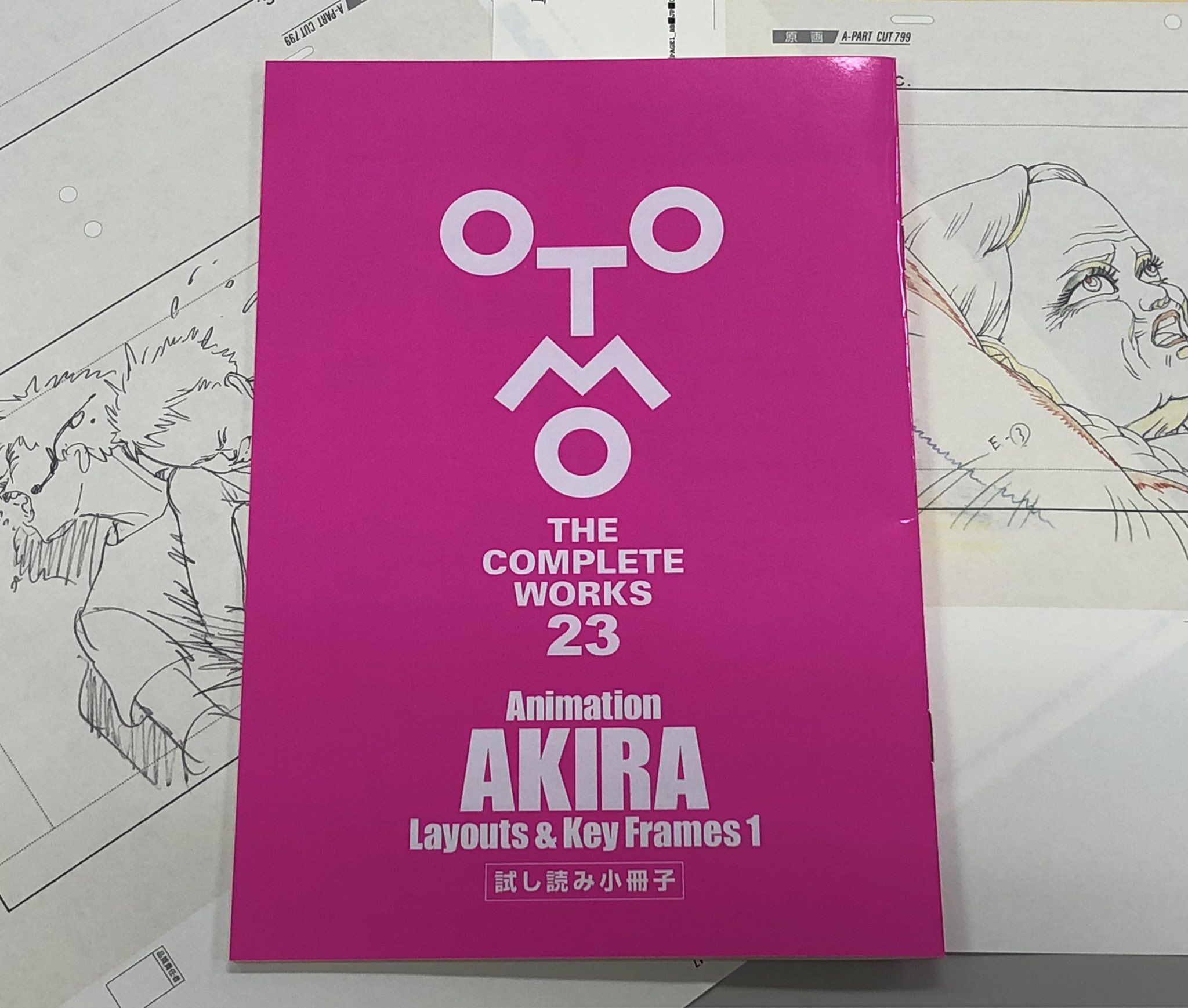 BOOK AKIRA ANIMATION LAYOUTS & KEY FRAMES 1 COMPLETE WORKS