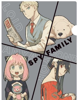 JAPAN EXCLUSIVE SPY X FAMILY EXHIBITION CLEAR FILE B