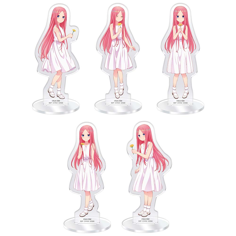 ACRYLIC THE QUINTESSENTIAL QUINTUPLETS ICHIBAN KUJI TRAJECTORY OF TOURS (G) YOUNG NAKANO SISTERS SET