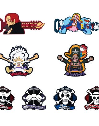 ONE PIECE EX ICHIBAN KUJI NEW FOUR EMPERORS (I) SET COMPLET MAGNETS