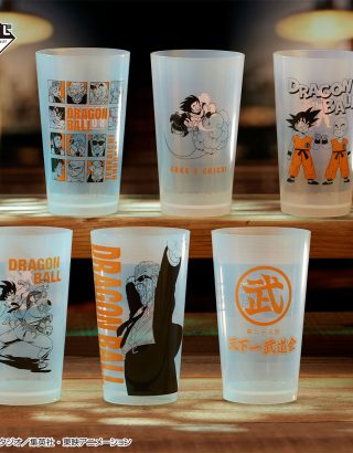 Ichiban Kuji Dragon Ball EX Budokai Tenkaichi (G) Glass Set