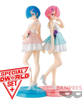 FIGURINE RE: LIFE IN A DIFFERENT WORLD FROM ZERO SERENUS COUTURE REM & RAM
