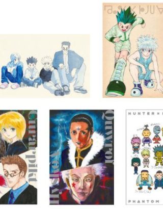 JAPAN EXCLUSIVE TOGASHI EXHIBITION HUNTER X HUNTER POST CARD X 5