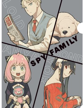 JAPAN EXCLUSIVE SPY X FAMILY EXHIBITION CLEAR FILE B