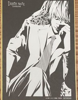 JAPAN EXCLUSIVE DEATH NOTE EXHIBITION SHIKISHI B