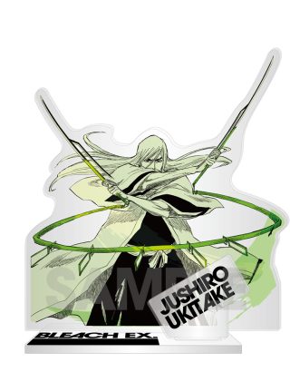 JAPAN EXCLUSIVE BLEACH EX. EXHIBITION STAND ACRYLIQUE JUSHIRO UKITAKE