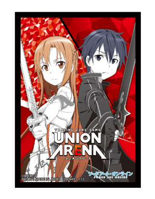 UNION ARENA SWORD ART ONLINE OFFICIAL CARD 60 SLEEVES