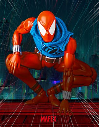 MAFEX THE AMAZING SPIDER-MAN SCARLET-SPIDER COMIC VERSION ACTION FIGURE