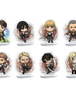 ATTACK ON TITAN ICHIBAN KUJI IN SEARCH OF FREEDOM (H) ACRYLIC STANDS SET SET (8PCS)